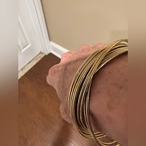 Gold Finish Bangle Bracelets